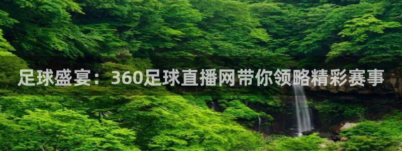 绿茵直播篮球：足球盛宴：360足球直播网带你领略精彩赛事